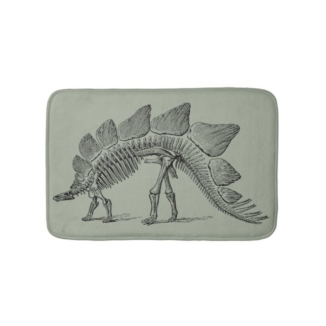 Stegosaurus Bathroom Mat (Front)