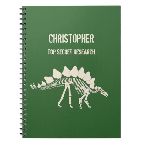 Stegosaurus Bones Dinosaur Dig Notebook
