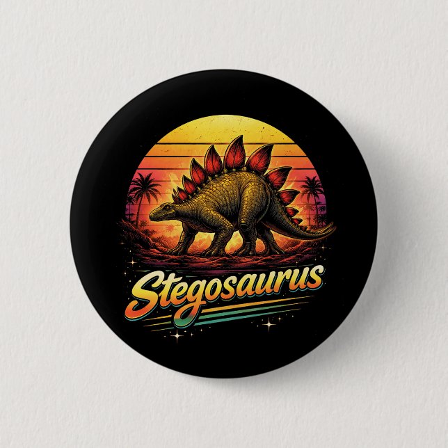 Stegosaurus Button (Front)