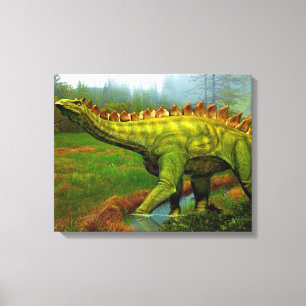 Stegosaurus canvas print