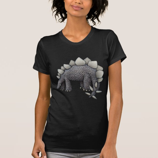 Stegosaurus Cartoon T-Shirt (Front)