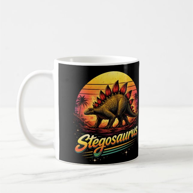 Stegosaurus Coffee Mug (Left)