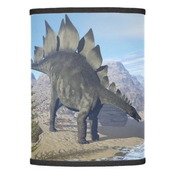 Stegosaurus Dinosaur - 3d Render Lamp Shade by Elenarts_PaleoArts at Zazzle