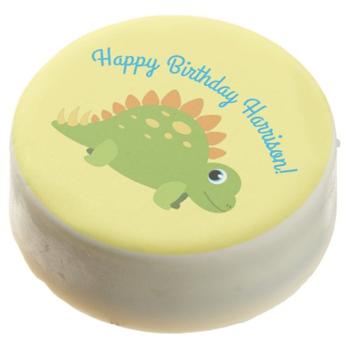 Stegosaurus Dinosaur Birthday Party Chocolate Covered Oreo