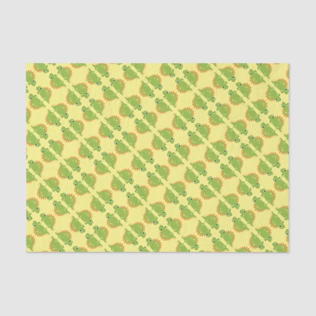 Stegosaurus Dinosaur Birthday Party Tissue Paper (Front)