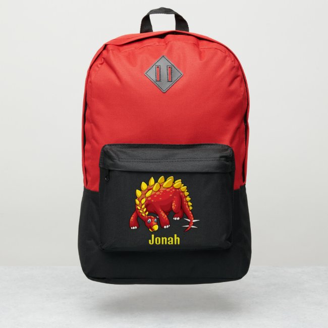 Stegosaurus Dinosaur Design Backpack