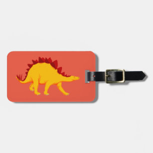 Stegosaurus Dinosaur Design Luggage Tags