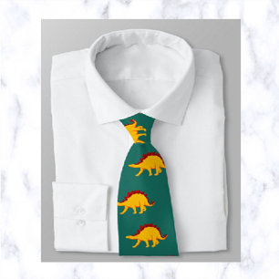 Stegosaurus Dinosaur Neck Tie
