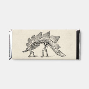 Stegosaurus Dinosaur Skeleton Fossil Hershey Bar Favors