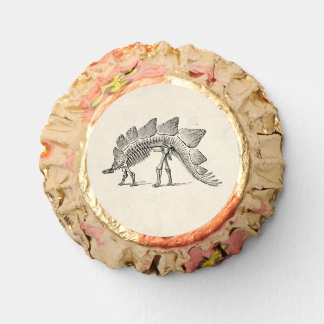 Stegosaurus Dinosaur Skeleton Fossil Reese's Peanut Butter Cups (Front)