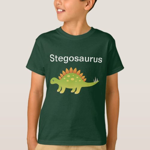 Stegosaurus Dinosaur T_Shirt