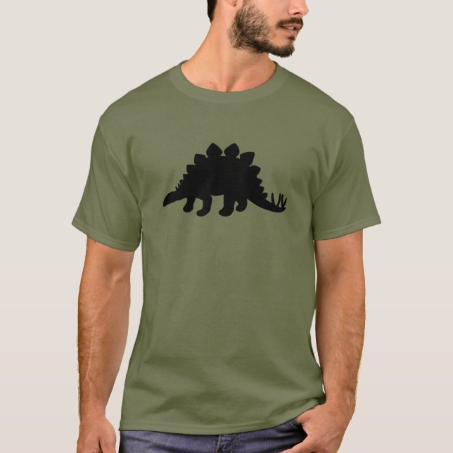 Stegosaurus Dinosaur. T-Shirt (Front)