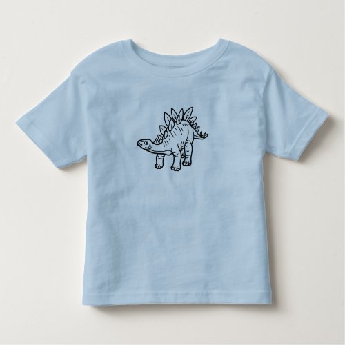 Stegosaurus Dinosaur Toddler T_shirt