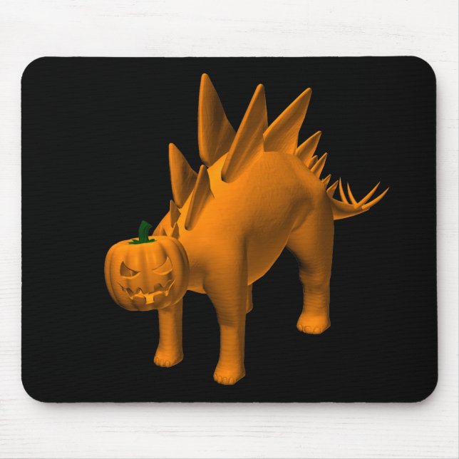 Stegosaurus halloweenis mouse pad (Front)