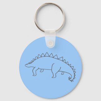 Stegosaurus Keychain