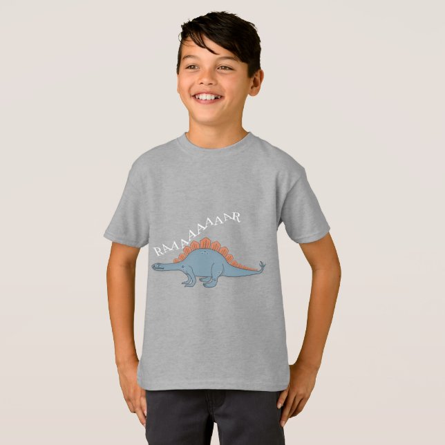 Stegosaurus - Kids' Basic T-Shirt (Front Full)