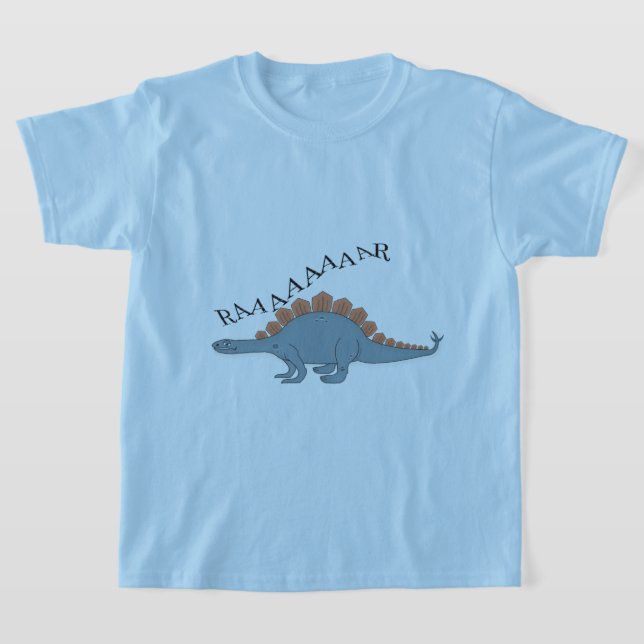 Stegosaurus - Kids' Basic T-Shirt (Laydown)