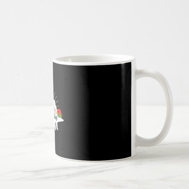 Stegosaurus Merry Christmas Funny Dinosaur  Coffee Mug (Right)