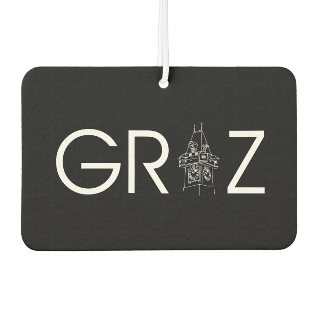 Steiermark Austria Uhrturm Graz Air Freshener (Front)