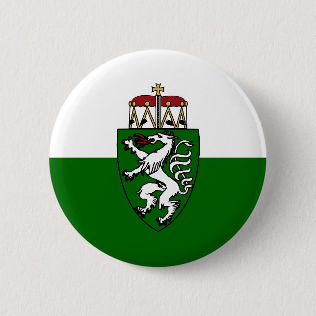 Steiermark (State), Austria flag Pinback Button (Front)