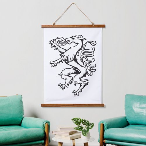 Steiermark Wappen Panther Lineart sterreich  Hanging Tapestry