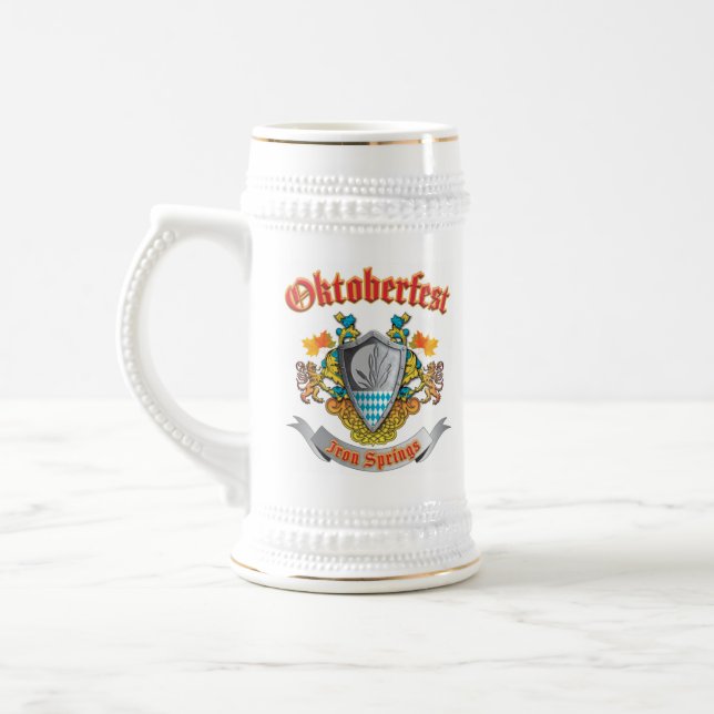 Stein, 22 oz beer stein (Left)
