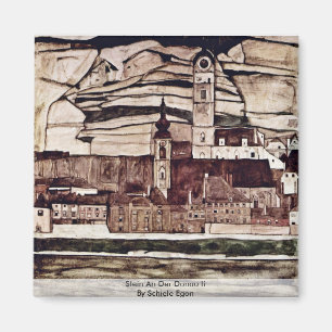 Stein An Der Donau Ii By Schiele Egon Magnet