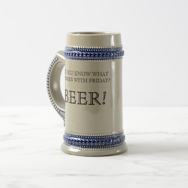 Stein, Beer Beer Stein (Front Left)