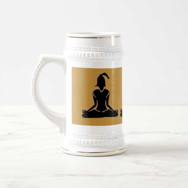Stein -Beer Yoga Stein (no print) (Left)