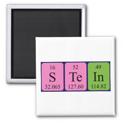 Stein periodic table name magnet