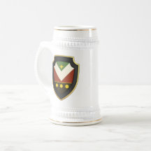 Stein - Personalized w Claus Ambassador Shield