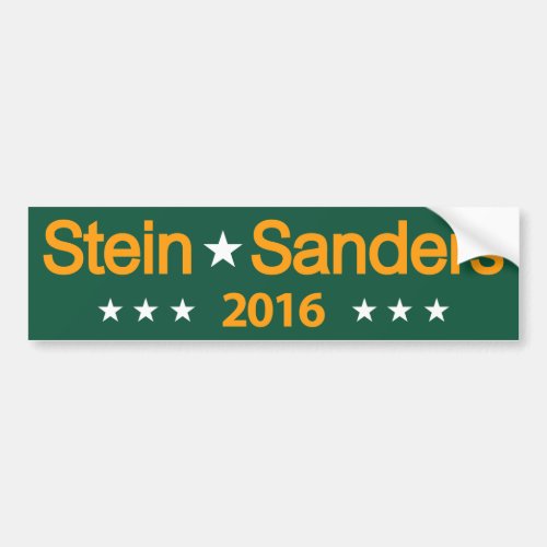 Stein Sanders 2016 Bumper Sticker