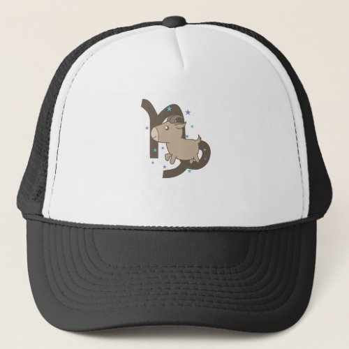 Steinbock Sternzeichen als Tierchen Horoskop Trucker Hat