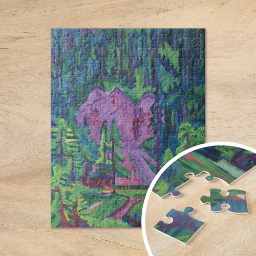 Steinbruch bei Wildboden  Ernst Ludwig Kirchner Jigsaw Puzzle