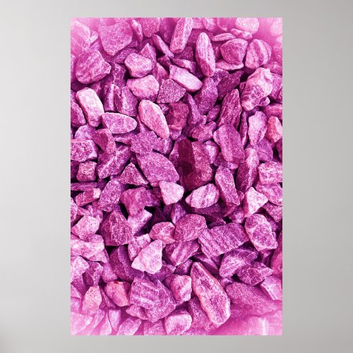 Steine Granit Marmor Natur rosa pink Muster Poster
