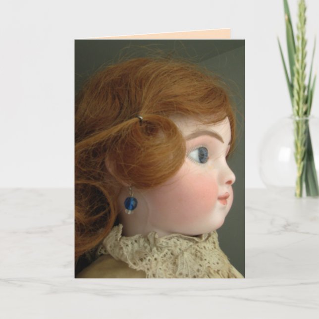 Steiner Doll Best Wishes Card - Customizable (Front)