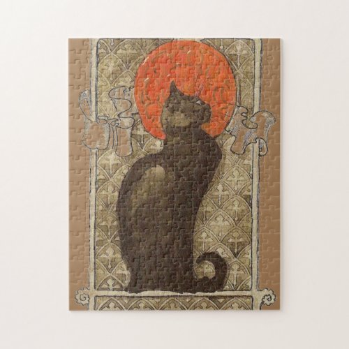 Steinleins Cat _ Art Nouveau Advertisement Jigsaw Puzzle