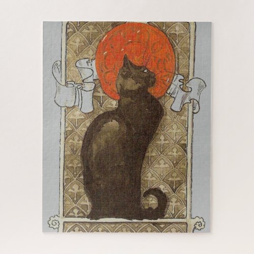 Steinleins Cat _ Art Nouveau Advertisement Jigsaw Puzzle