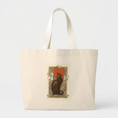 Steinleins Cat _ Art Nouveau Large Tote Bag