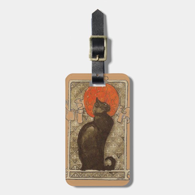 Steinlein's Cat - Art Nouveau Luggage Tags (Front Vertical)