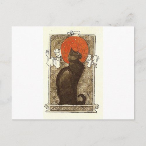Steinleins Cat _ Art Nouveau Postcard