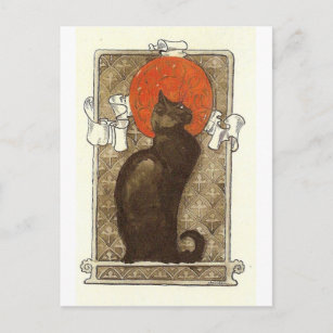 Steinlein's Cat - Art Nouveau Postcard