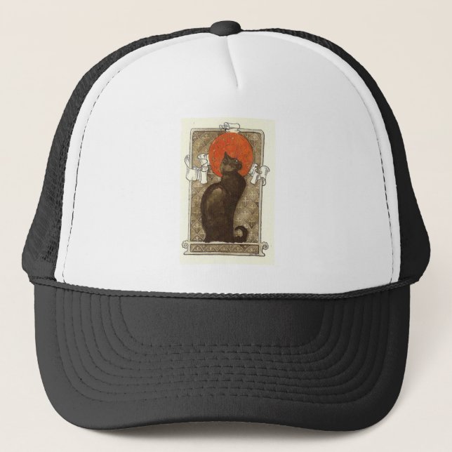 Steinlein's Cat - Art Nouveau Trucker Hat (Front)