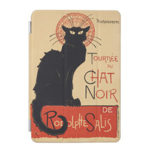 Steinlen Art Nouveau Chic Black Cat Vintage Print iPad Mini Cover