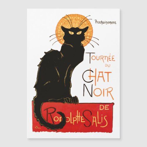 Steinlen Black Cat Classic French Artwork 