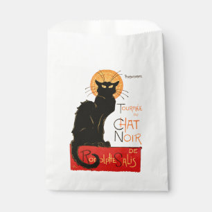 Steinlen Black Cat Classic French Artwork Favor Bag