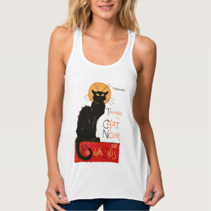 Steinlen Black Cat Classic French Artwork Tank Top