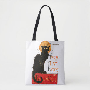 Steinlen Black Cat Classic French Artwork Tote Bag