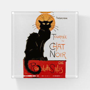 Steinlen Black Cat Classic French Chat Noir Poster Paperweight