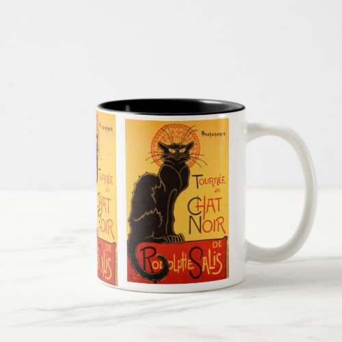 Steinlen Chat Noir Two_Tone Coffee Mug